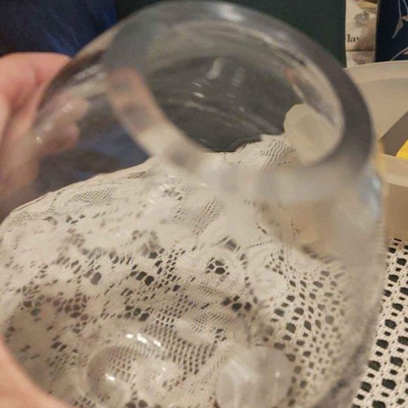 Mainstays Clear Glass Egg Shaped Vase - Picture 4 of 4